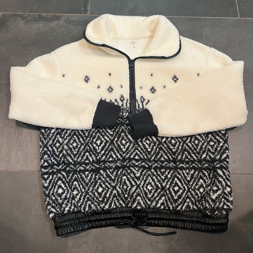 Calia 1/4 zip Sherpa pullover